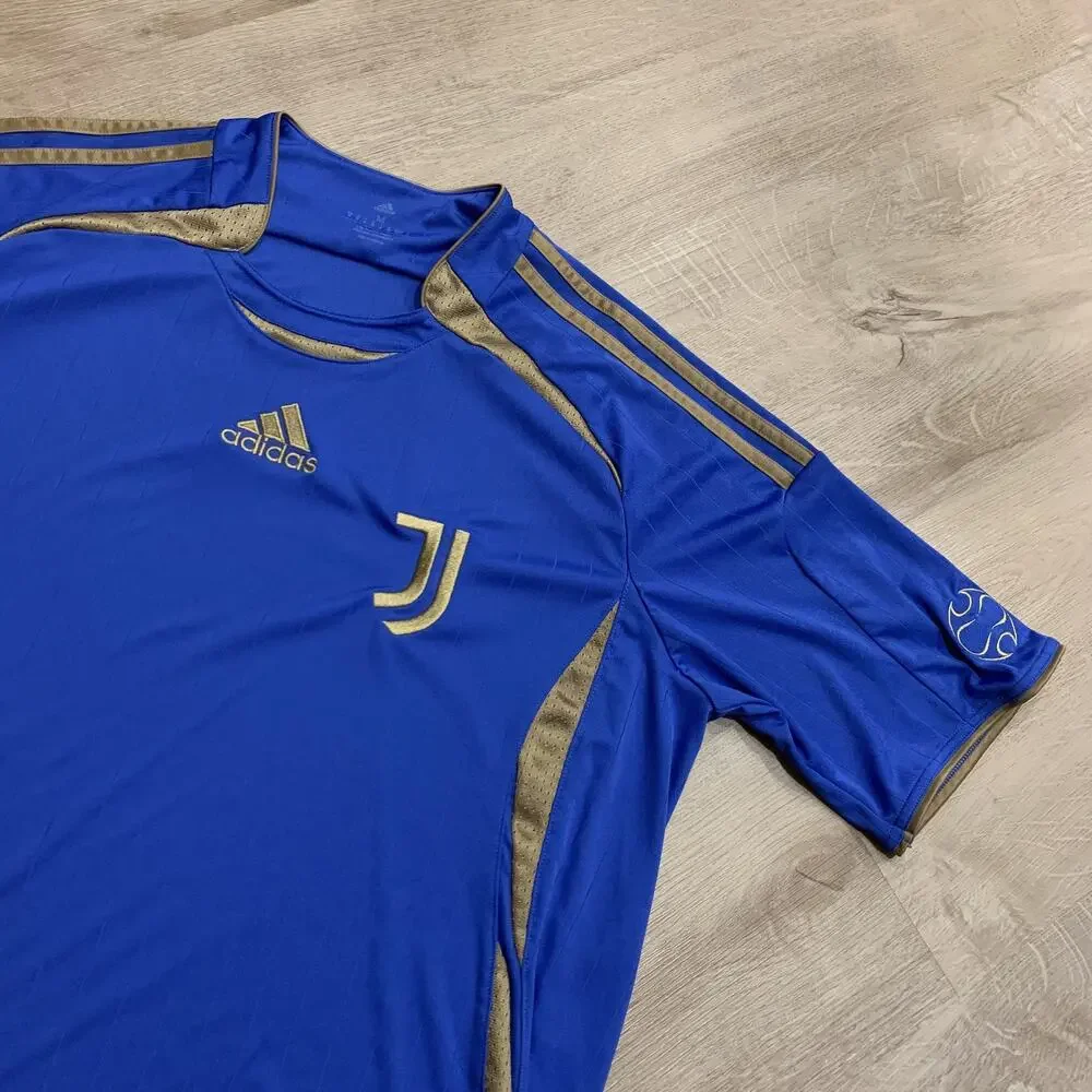 Adidas Juventus Teamgeist Soccer Jersey 2021/2022 Men's Medium M Blue Gold JJ